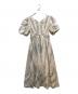 Her lip to (ハーリップトゥ) Checked Jacquard Volume Sleeve Dress ホワイト サイズ:S：6000円