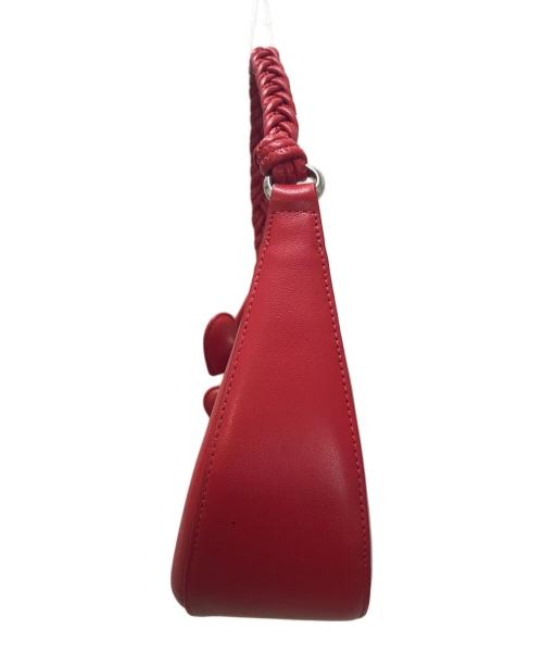 Kate Spade（ケイトスペード）Kate Spade (ケイトスペード) ノヴァ ブレイデッド ハンドル スモール クレセント クロスボディ バッグ レッドの古着・服飾アイテム