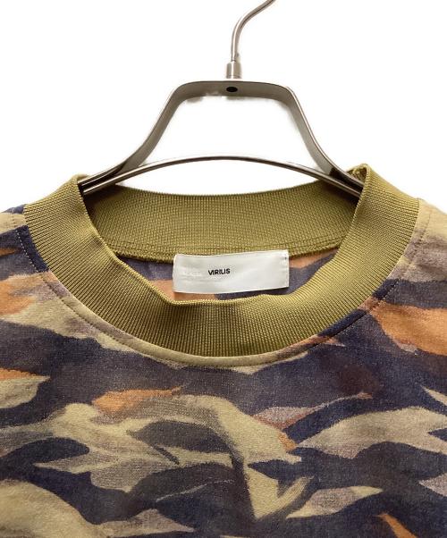 TOGA VIRILIS（トーガ ビリリース）TOGA VIRILIS (トーガ ビリリース) Sheer jersey print T-shirt マルチカラー サイズ:46の古着・服飾アイテム