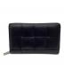 BOTTEGA VENETA (ボッテガベネタ) マキシイントレチャートカセットジップアラウンドウォレット ブラック：43000円