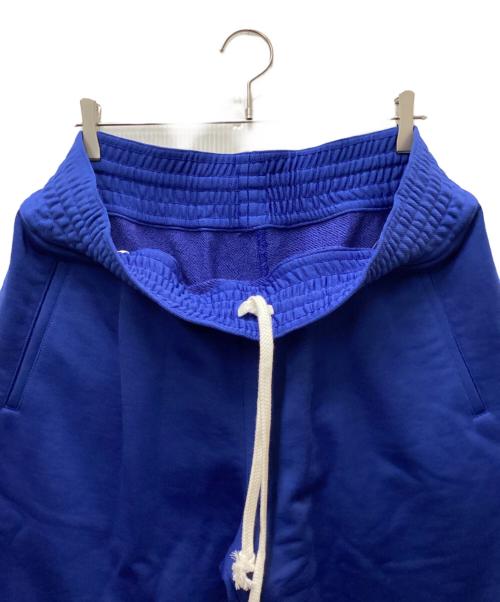 COMME des GARCONS SHIRT（コムデギャルソンシャツ）COMME des GARCONS SHIRT (コムデギャルソンシャツ) スウェットワイドハーフパンツ ブルー サイズ:Lの古着・服飾アイテム