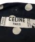 中古・古着 CELINE (セリーヌ) スタンドカラードットシャツ ネイビー サイズ:42：8000円