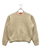 SUPREMEシュプリーム）の古着「Small Box Waffle Sweater」｜ベージュ