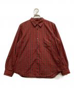 COMME des GARCONS GIRLコムデギャルソンガール）の古着「チェックシャツ」｜レッド