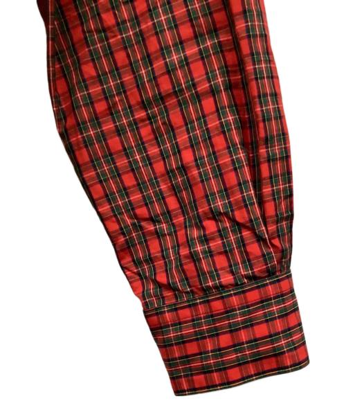 COMME des GARCONS GIRL（コムデギャルソンガール）COMME des GARCONS GIRL (コムデギャルソンガール) チェックシャツ レッド サイズ:Lの古着・服飾アイテム