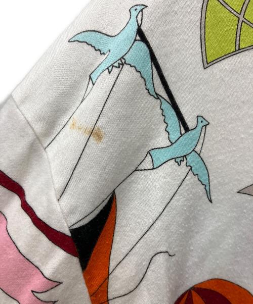 HERMES（エルメス）HERMES (エルメス) LES FOLIES DU CIEL カットソー ホワイト サイズ:Mの古着・服飾アイテム