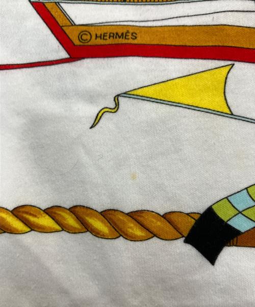 HERMES（エルメス）HERMES (エルメス) LES FOLIES DU CIEL カットソー ホワイト サイズ:Mの古着・服飾アイテム