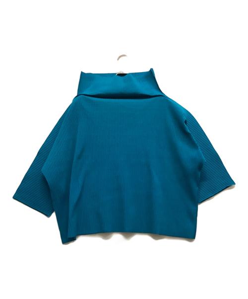 me ISSEY MIYAKE（ミーイッセイ ミヤケ）me ISSEY MIYAKE (ミーイッセイ ミヤケ) プリーツカットソー ブルー サイズ:下記参照の古着・服飾アイテム