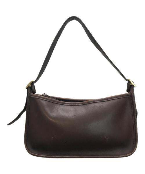 COACH（コーチ）COACH (コーチ) グローブレザーワンショルダーバッグ ブラウンの古着・服飾アイテム