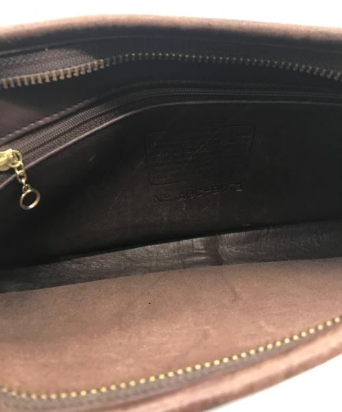 COACH（コーチ）COACH (コーチ) グローブレザーワンショルダーバッグ ブラウンの古着・服飾アイテム