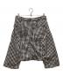 BLACK COMME des GARCONS (ブラックコムデギャルソン) ギンガムチェックサルエルショーツ ブラック サイズ:XS：8000円