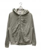 Champion×RHC Ron Hermanチャンピオン×アールエイチシー ロンハーマン）の古着「リバースウィーブジップフーディ」｜グレー