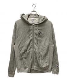 Champion×RHC Ron Herman（チャンピオン×アールエイチシー ロンハーマン）の古着「リバースウィーブジップフーディ」｜グレー