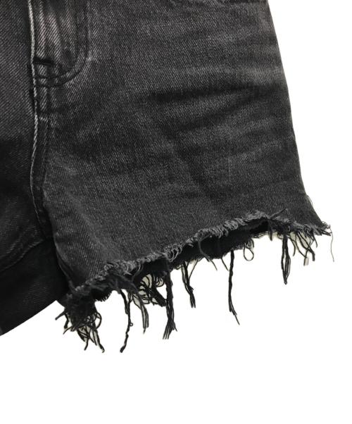 ALEXANDER WANG（アレキサンダー・ワン）ALEXANDER WANG (アレキサンダー・ワン) ベルテッドデニムショーツ ブラック サイズ:W25の古着・服飾アイテム