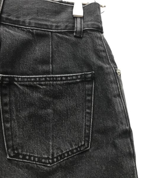 ALEXANDER WANG（アレキサンダー・ワン）ALEXANDER WANG (アレキサンダー・ワン) ベルテッドデニムショーツ ブラック サイズ:W25の古着・服飾アイテム
