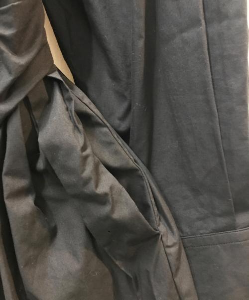 ALEXANDER WANG.T（アレキサンダーワンティー）ALEXANDER WANG.T (アレキサンダーワンティー) ギャザーシャーリングシャツワンピース ブラック サイズ:2の古着・服飾アイテム
