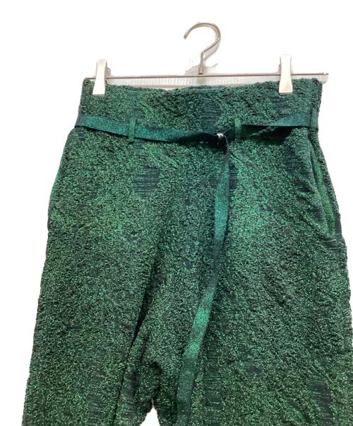 A CCORDION（アコーディオン）A CCORDION (アコーディオン) SWELL PANTS グリーン サイズ:Mの古着・服飾アイテム