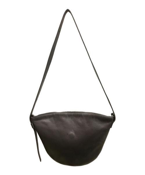 Bucket Baggage（バケットバゲージ）BUCKET BAGGAGE (バケットバゲージ) orange piece shoulder Large ダークブラウンの古着・服飾アイテム