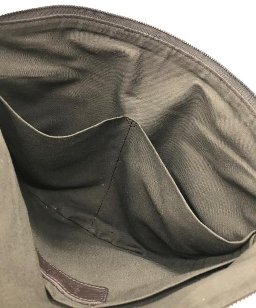 Bucket Baggage（バケットバゲージ）BUCKET BAGGAGE (バケットバゲージ) orange piece shoulder Large ダークブラウンの古着・服飾アイテム