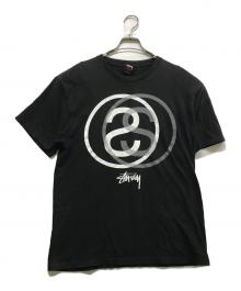 stussy（ステューシー）の古着「00s リンクサークル プリントTシャツ」｜ブラック