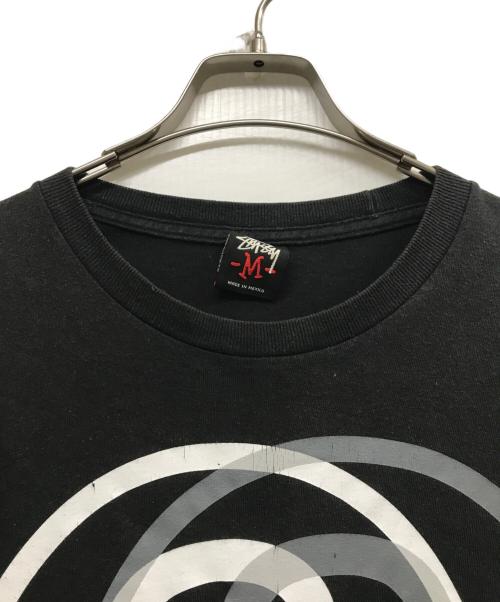stussy（ステューシー）stussy (ステューシー) 00s リンクサークル プリントTシャツ ブラック サイズ:Mの古着・服飾アイテム