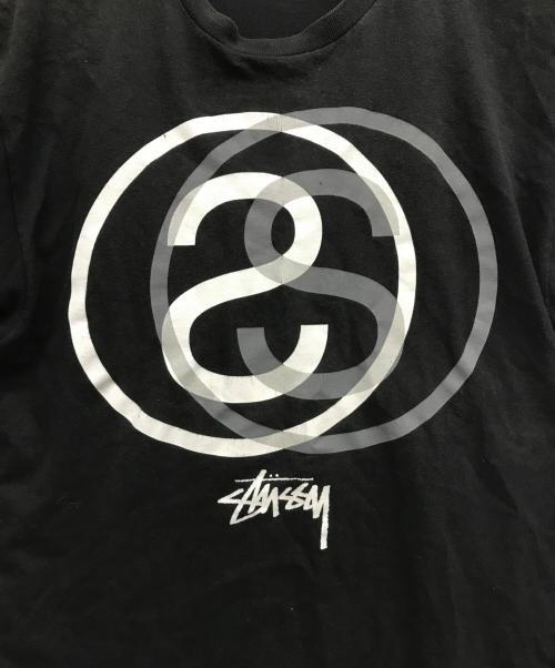 stussy（ステューシー）stussy (ステューシー) 00s リンクサークル プリントTシャツ ブラック サイズ:Mの古着・服飾アイテム