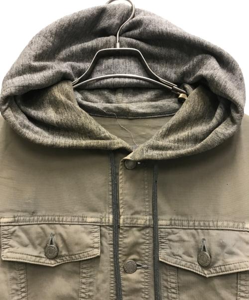 UNDERCOVERISM（アンダーカバーイズム）UNDERCOVERISM (アンダーカバーイズム) ハイブリッドデニムパーカ- グレー サイズ:3の古着・服飾アイテム