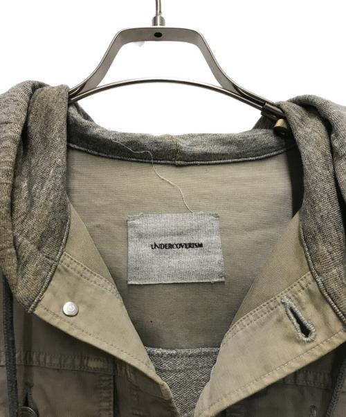 UNDERCOVERISM（アンダーカバーイズム）UNDERCOVERISM (アンダーカバーイズム) ハイブリッドデニムパーカ- グレー サイズ:3の古着・服飾アイテム