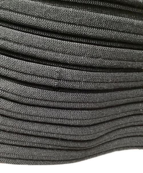 PLEATS PLEASE（プリーツプリーズ）PLEATS PLEASE (プリーツプリーズ) MUSHROOM KNIT Top ブラック サイズ:下記参照の古着・服飾アイテム