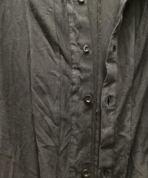 Yohji Yamamoto pour homme（ヨウジヤマモト プールオム）Yohji Yamamoto pour homme (ヨウジヤマモト プールオム) 16SS デザインシャツ ブラック サイズ:3の古着・服飾アイテム