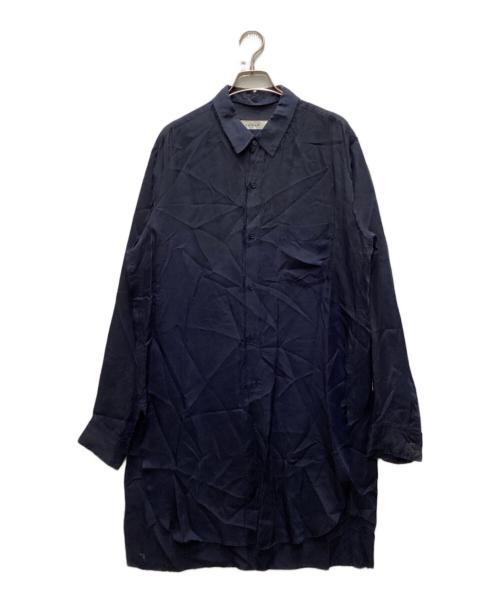 sulvam（サルバム）sulvam (サルバム) キュプラシャツ ネイビー サイズ:Mの古着・服飾アイテム