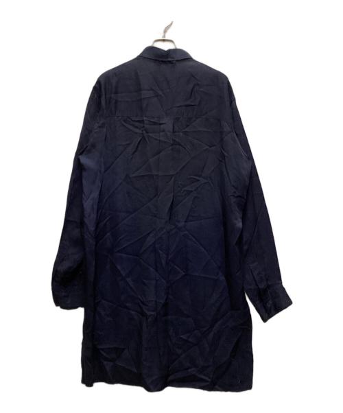 sulvam（サルバム）sulvam (サルバム) キュプラシャツ ネイビー サイズ:Mの古着・服飾アイテム