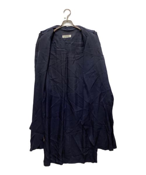 sulvam（サルバム）sulvam (サルバム) キュプラシャツ ネイビー サイズ:Mの古着・服飾アイテム