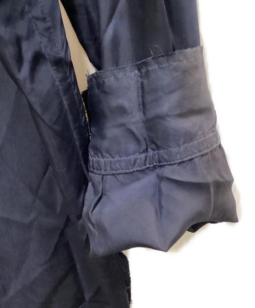 sulvam（サルバム）sulvam (サルバム) キュプラシャツ ネイビー サイズ:Mの古着・服飾アイテム