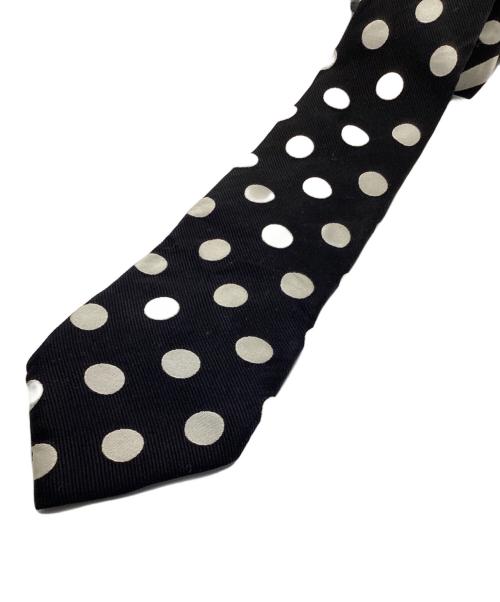 COMME des GARCONS HOMME DEUX（コムデギャルソン オム ドゥ）COMME des GARCONS HOMME DEUX (コムデギャルソン オム ドゥ) ドットレジメンタルスイッチタイ ブラック×シルバー サイズ:下記参照の古着・服飾アイテム