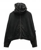 entire studiosエンタイアスタジオ）の古着「Zip Hoodie ジップパーカー」｜ブラック