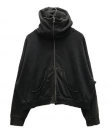 entire studios（エンタイアスタジオ）の古着「Zip Hoodie ジップパーカー」｜ブラック