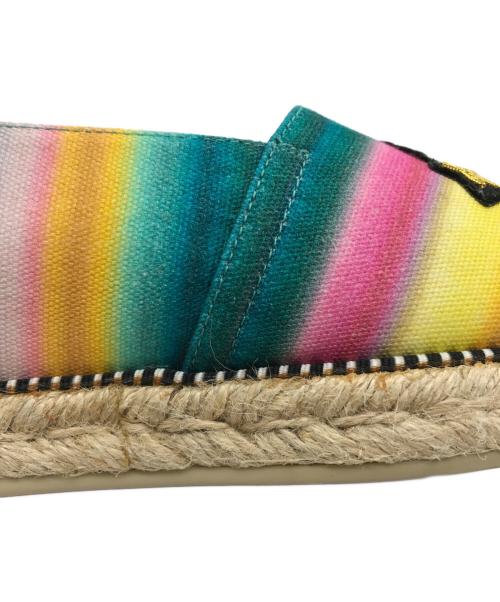 Christian Louboutin（クリスチャン・ルブタン）Christian Louboutin (クリスチャン・ルブタン) エスパドリーユ マルチカラー サイズ:36の古着・服飾アイテム