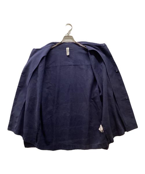 ANOTHER ASPECT（アナザーアスペクト）ANOTHER ASPECT (アナザーアスペクト) シルクネップL/Sシャツ ネイビー サイズ:XLの古着・服飾アイテム