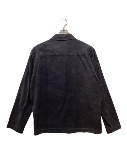 ANOTHER ASPECT（アナザーアスペクト）ANOTHER ASPECT (アナザーアスペクト) シルクネップL/Sシャツ ネイビー サイズ:XLの古着・服飾アイテム