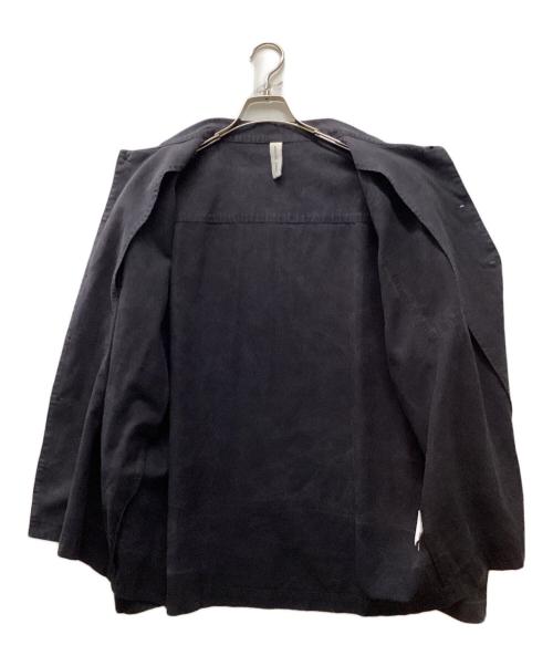 ANOTHER ASPECT（アナザーアスペクト）ANOTHER ASPECT (アナザーアスペクト) シルクネップL/Sシャツ ネイビー サイズ:XLの古着・服飾アイテム