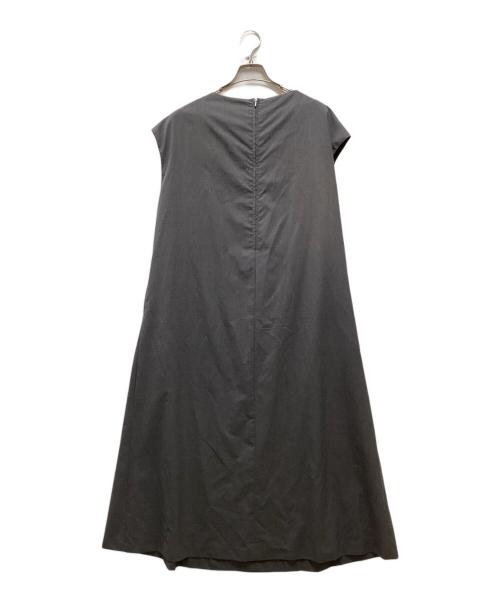 SCYE（サイ）SCYE (サイ) ウールノースリーブワンピース グレー サイズ:36の古着・服飾アイテム