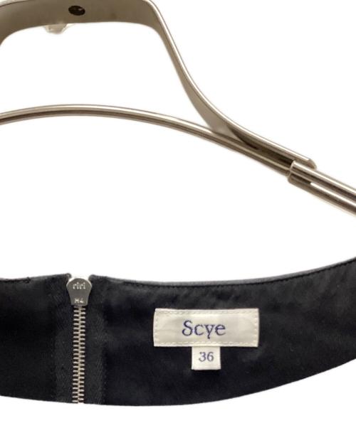SCYE（サイ）SCYE (サイ) ウールノースリーブワンピース グレー サイズ:36の古着・服飾アイテム