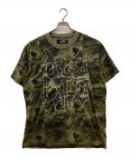 AFBエーエフビー）の古着「迷彩Tシャツ」｜グリーン