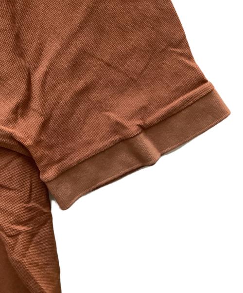 PHINGERIN（フィンガリン）PHINGERIN (フィンガリン) DOUBLE POLO ブラウン サイズ:Lの古着・服飾アイテム