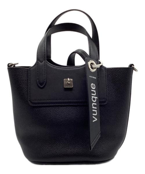 vunque（ブンク）vunque (ブンク) Festone Pila Leather Bucket S ブラック サイズ:不明の古着・服飾アイテム