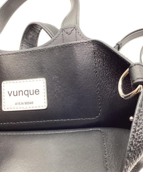 vunque（ブンク）vunque (ブンク) Festone Pila Leather Bucket S ブラック サイズ:不明の古着・服飾アイテム