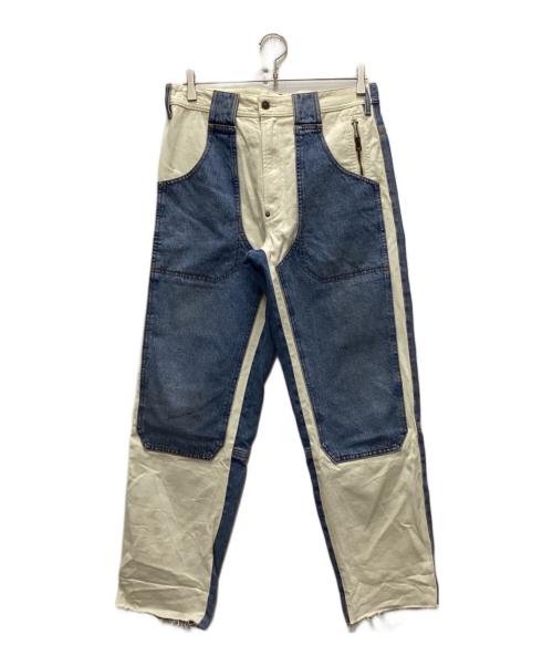 DIESEL（ディーゼル）DIESEL (ディーゼル) P-5-Dダブルニーデニムパンツ インディゴ サイズ: 76cm (W30)の古着・服飾アイテム