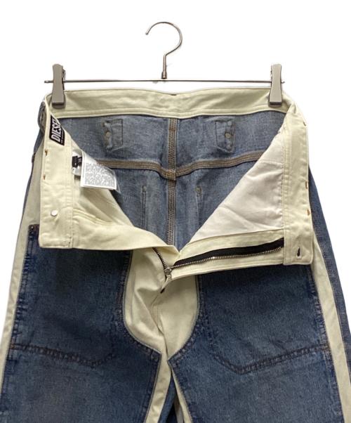 DIESEL（ディーゼル）DIESEL (ディーゼル) P-5-Dダブルニーデニムパンツ インディゴ サイズ: 76cm (W30)の古着・服飾アイテム