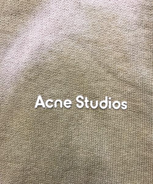 Acne studios（アクネ ストゥディオズ）ACNE STUDIOS (アクネ ストゥディオズ) ブリーチデザインロゴスウェット ブラウン サイズ:XSの古着・服飾アイテム